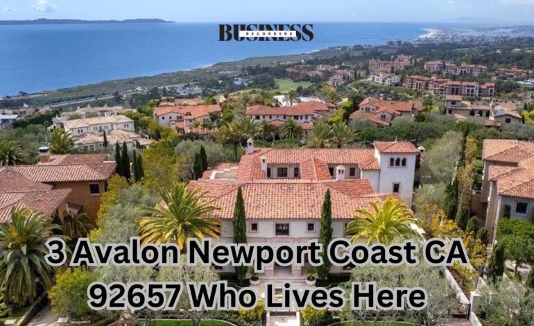 3 avalon newport coast ca 92657 who lives here