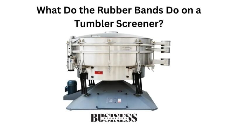 what do the rubber bands do on a tumbler screener