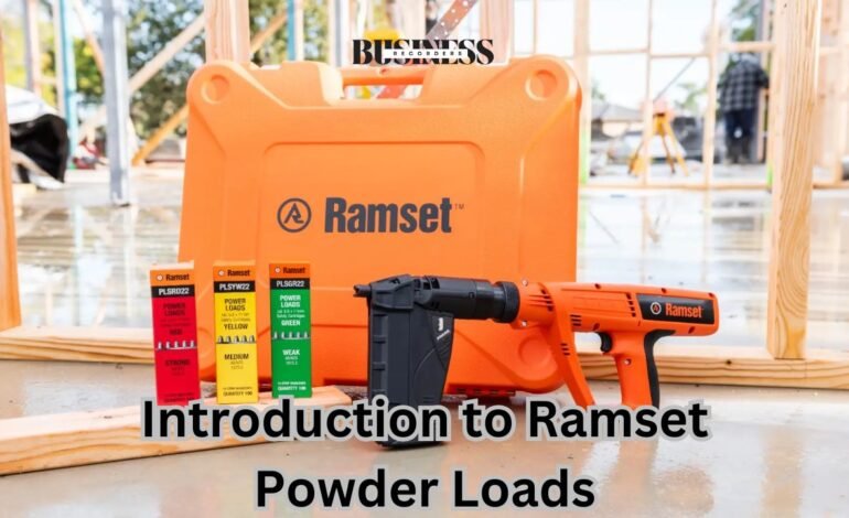 Introduction to Ramset Powder Loads