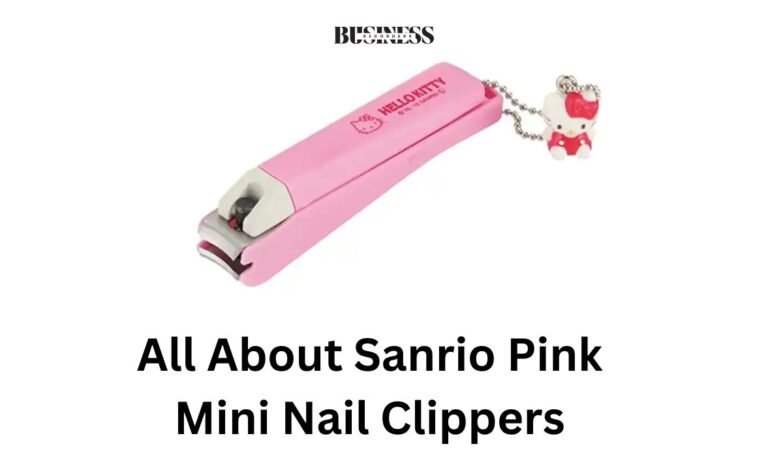 sanrio pink mini nail clippers